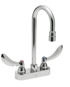 Delta 27C4834 Commercial 27C4 / 27C5 / 27C6: Two Handle 4" Deck Mount Faucet