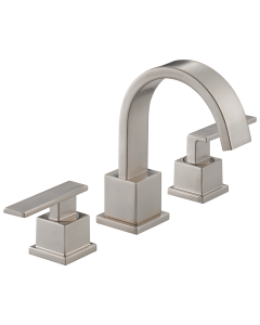 Delta 3553LF-SS Two Handle Widespread Bathroom Faucet