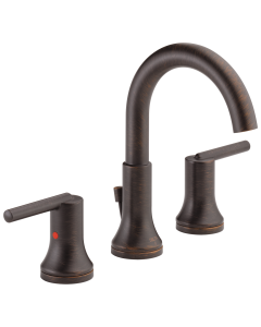 Delta 3559-RBMPU-DST Two Handle Widespread Bathroom Faucet