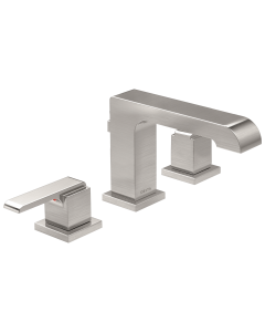 Delta 3567-SSMPU-DST Two Handle Widespread Bathroom Faucet