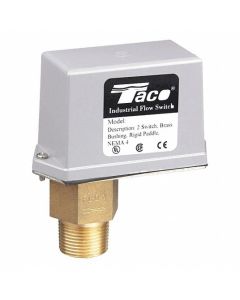 Taco IFS01BR-1 Industrial Flow Switch, Brass Brushing/Rigid Paddle, Nema 1 Enclosure
