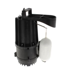Zoeller 76-0001, Model M76 Aqua-Mate Sump Pump, 1/2 Hp, 115 Volts, 1 Phase, 5 Amps, 1-1/2" Npt Discharge, 50 Gpm Max, 25 Ft Max Head, 9 Ft Cord, Automatic