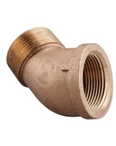 LF 2 BRS 125# ST 45 ELL DOM