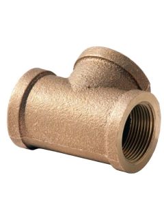 LF 2-1/2 BRS 125# TEE DOM