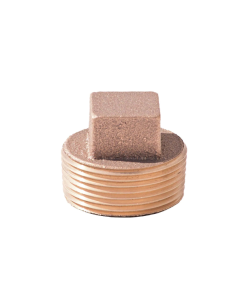 LF 1-1/4 BRS 125# CORED PLUG DOM