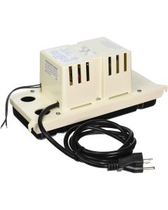 Little Giant 554210 VCC-20ULS 1/30 HP Low Profile Tank Condensate Removal Pump, 6' Power Cord,230V