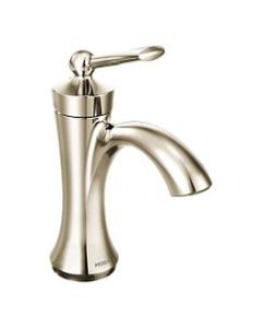 Moen 4500NL Polished Nickel One-Handle Bathroom Faucet