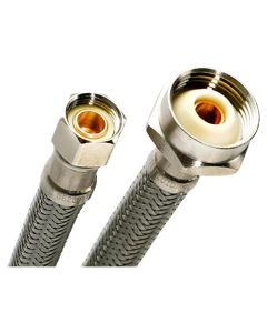 Fluidmaster PRO1T12M 12" Toilet Connector, 3/8" Female Compression x 7/8" Female Ballcock