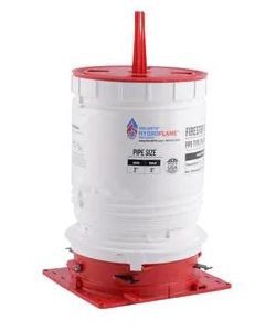 Holdrite HFP-P4B HydroFlame Pro Series 2 - 3 in. Metal and Plastic Non-Telescoping Firestop Sleeve