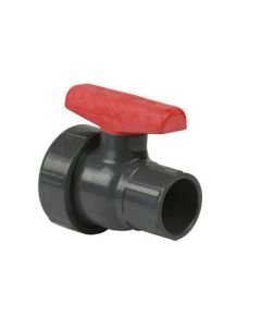 Spears 2412-020G Single Entry Ball Valve, 2 in Nominal, Socket End Style, PVC Body, Buna-N Softgoods, Domestic