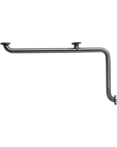 Mustee 390.304 Caregiver Grab Bar Inside Corner, 34" x 18", Stainless Steel