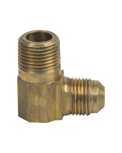 BrassCraft 49-6-6 3/8 in. O.D. Flare x 3/8 in. MIP Brass Flare Male Elbow