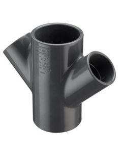 Spears 876-628F 4X2 PVC RED DBL-Y SOC SCH 80 100 PSI G