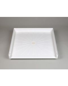 Mustee 3739M Caregiver Shower Base, White