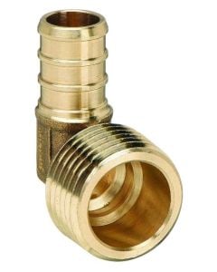 Zurn QQE33BTGX Elbow 90 Degree Low Lead Brass 1/2 In