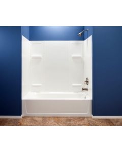 Mustee 950 Durawall Fiberglass Bathtub Wall Surround in White