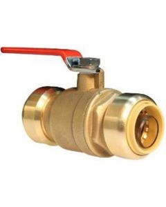 Mueller 107-065 Push-Fit Full Port Ball Valve, 1-Inch