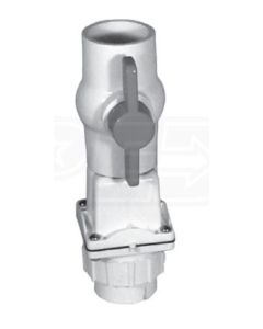 Zoeller 30-0021 30-0101 - 2" Tri-Check PVC Check Valve w/ Ball Valve & Threaded Unions
