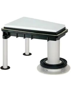 Holdrite TB-NP-0200 2 in. Tube Box for 1-1/2 in. S40 Bath Drain