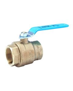 Kitz 858-300 2-Piece Ball Valve, 3 in, FNPT, Full Port, Brass