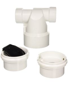 Rectorseal 96921 Extendable Backwater Valve Kit, 3 in, PVC Body, Domestic