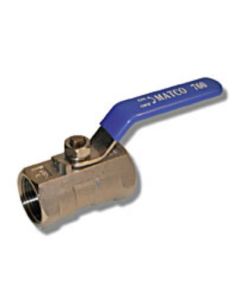 Matco V 760T05 1 in IP 316 Ball Valve S/S