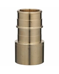 Zurn QE900GX Adapter, Brass, Barbed X Ftg, 1 1/2 Inch Pipe Size, 2 7/8 Inch Overall Length