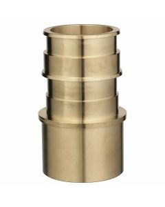 Zurn QE975GX Adapter, Brass, Barbed X Ftg, 2 Inch Pipe Size, 3 21/32 Inch Overall Length