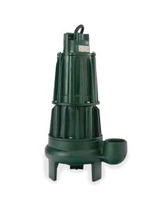 Zoeller 651-0006 Model J651 Sewage Waste Dewatering Non-Clog Pump 5.0 Hp 200V 3Ph 25' Cord Vertical Discharge