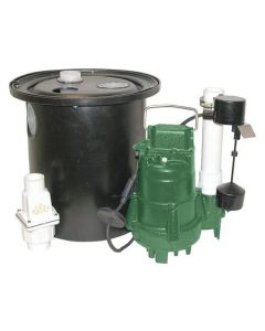 Zoeller 135-0005 Model 135 Preassembled Wm152 Drain Pump System With Polypropylene Basin & Lid