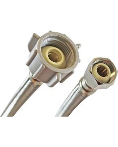 Fluidmaster B3T20 Toilet Connector, Braided Stainless Steel - 1/2" Female Compression Thread x 7/8" Ballcock Thread, 20" Length