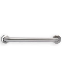 Mustee 390.305 Caregiver Grab Bar, 18" x 1.5", Stainless Steel