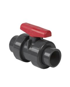 Spears 2322-040 True Union 2000 Regular Style Ball Valve, 4 in Nominal, Socket End Style, PVC Body, EPDM Softgoods, Domestic