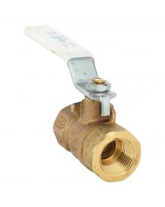 Apollo 77CLF10301A 77CLF-A 2-Piece Ball Valve, 1/2 in Nominal, FNPT End Style, Lead Free Bronze Body, Full Port, RPTFE Softgoods, Domestic