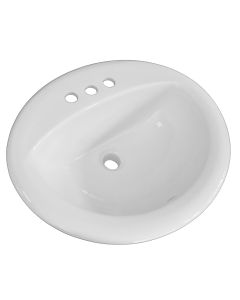 Compass Manufacturing 006-623 Drop-In Oval Sink