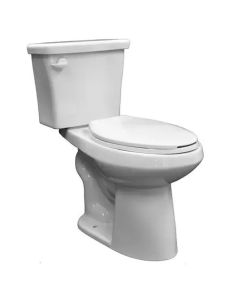Compass Manufacturing 572-5835 Toilet-In-A-Box Elongated ADA-Compliant Front 17.125"-Height 1.28-GPF White