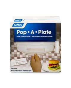 Camco 57005 Pop-A-Plate - White