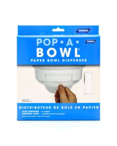 Camco 57211 Pop-A-Bowl  - White  Bilingual
