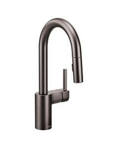 Moen 5965BLS Black Stainless One-Handle Pulldown Bar Faucet
