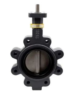 Apollo LD14508BE12 LD145 Resilient Seated Lug Style Butterfly Valve, 8 in Nominal, Flanged End Style, 125/150 lb, Ductile Iron Body, EPDM Softgoods