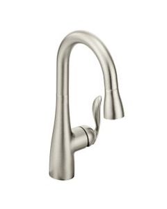 Moen 5995SRS Spot Resist Stainless One-Handle Pulldown Bar Faucet