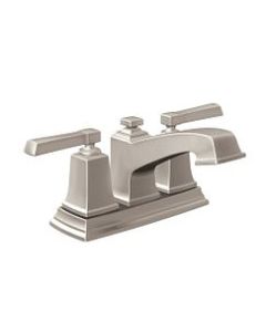 Moen 6010SRN Spot Resist Brushed Nickel Two-Handle Bathroom Faucet