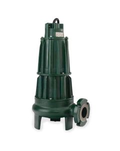 Zoeller 651-0007 Model J651 Sewage Waste Dewatering Non-Clog Pump 5.0 HP 200V 3PH 25' Cord Horizontal Discharge
