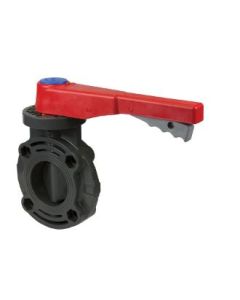 Spears 723311-060C Standard Butterfly Valve, 6 in Nominal, 150 lb, CPVC Body, FKM Softgoods, Domestic