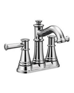Moen 6401 Chrome Two-Handle Bathroom Faucet