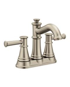 Moen 6401BN Brushed Nickel Two-Handle Bathroom Faucet