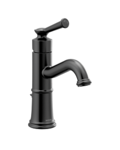 Moen 6402Bl Matte Black One-Handle Bathroom Faucet