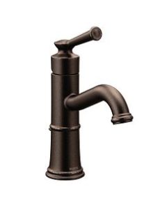 Moen 6402ORB Oil Rubbed Bronze One-Handle Bathroom Faucet