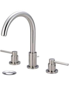 Pioneer 3MT400-BN Two Handle Lavatory Widespread Faucet, PVD Brushed Nickel Finish