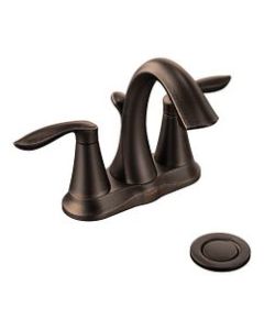 Moen 6410ORB Oil Rubbed Bronze Two-Handle Bathroom Faucet